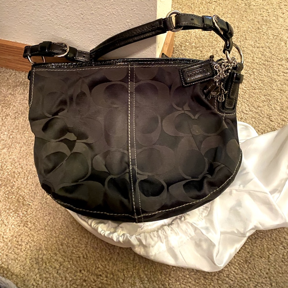 Coach black purse